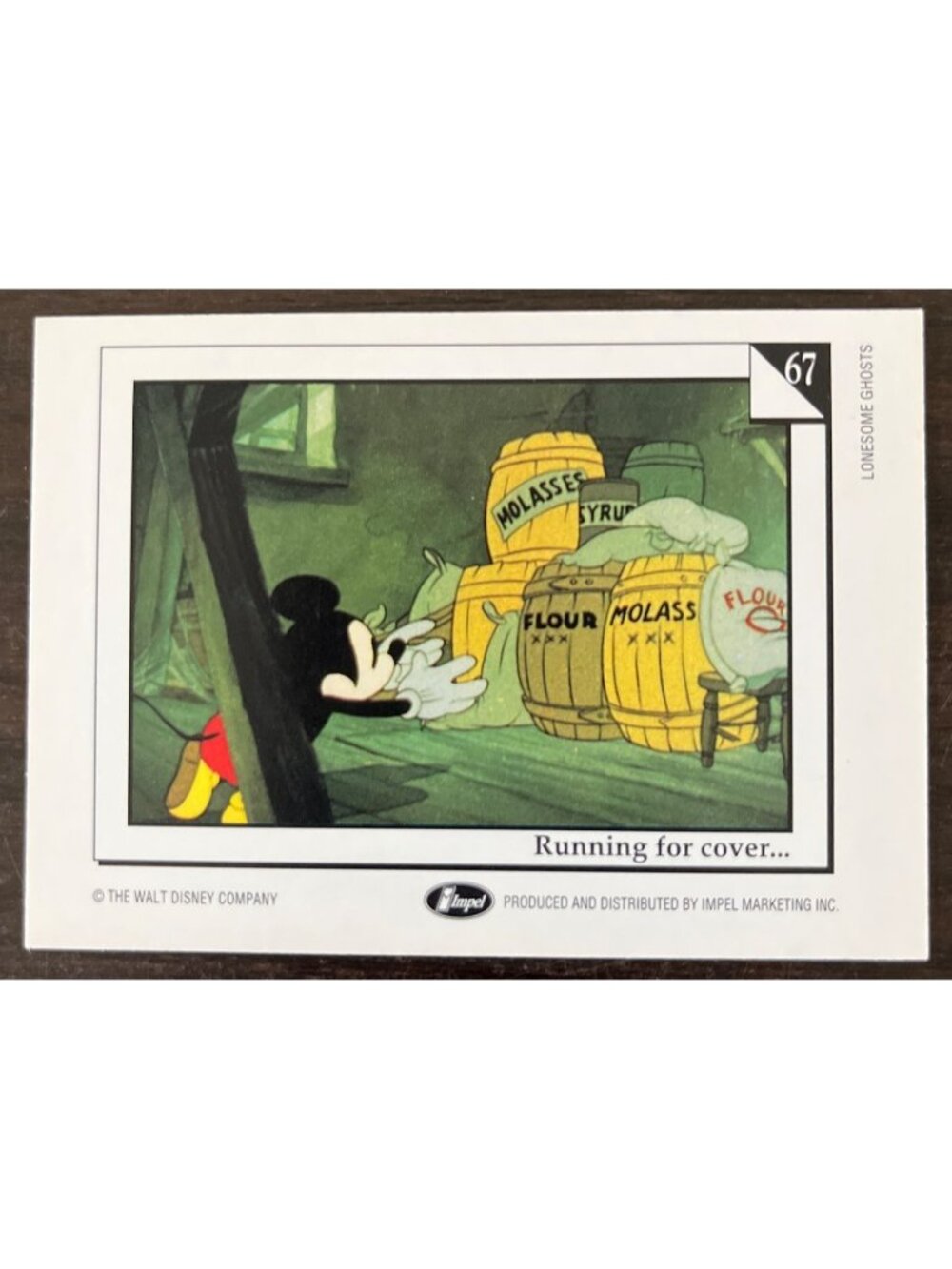10 For $5 1991 Impel Walt Disney Trading Cards #67 Running For Cover Lonesome
